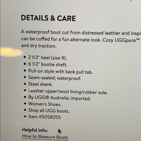 Ugg Renetta shearling lined black bootie - Picture 14 of 14